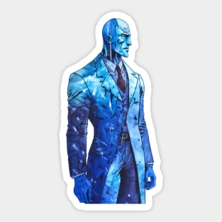 Blue Suited Dr Sticker